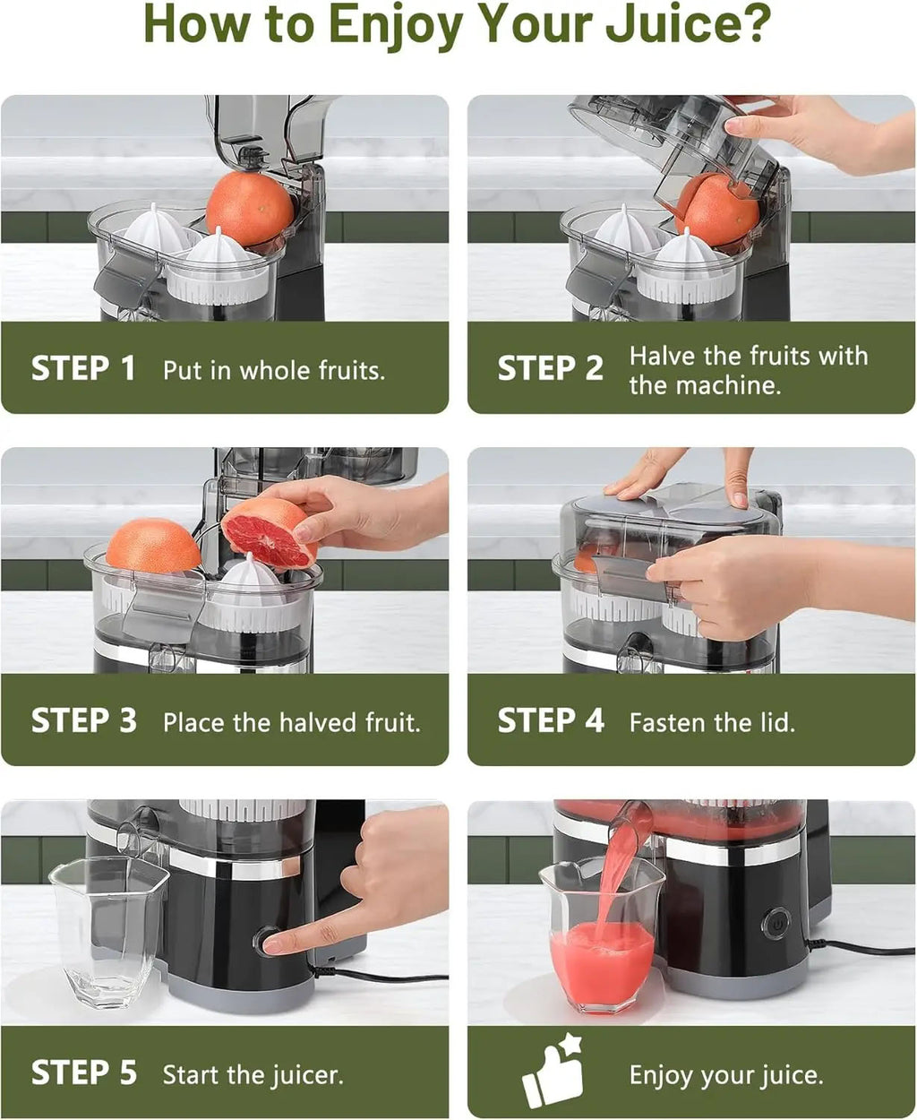 Dual Head Electric Juicer