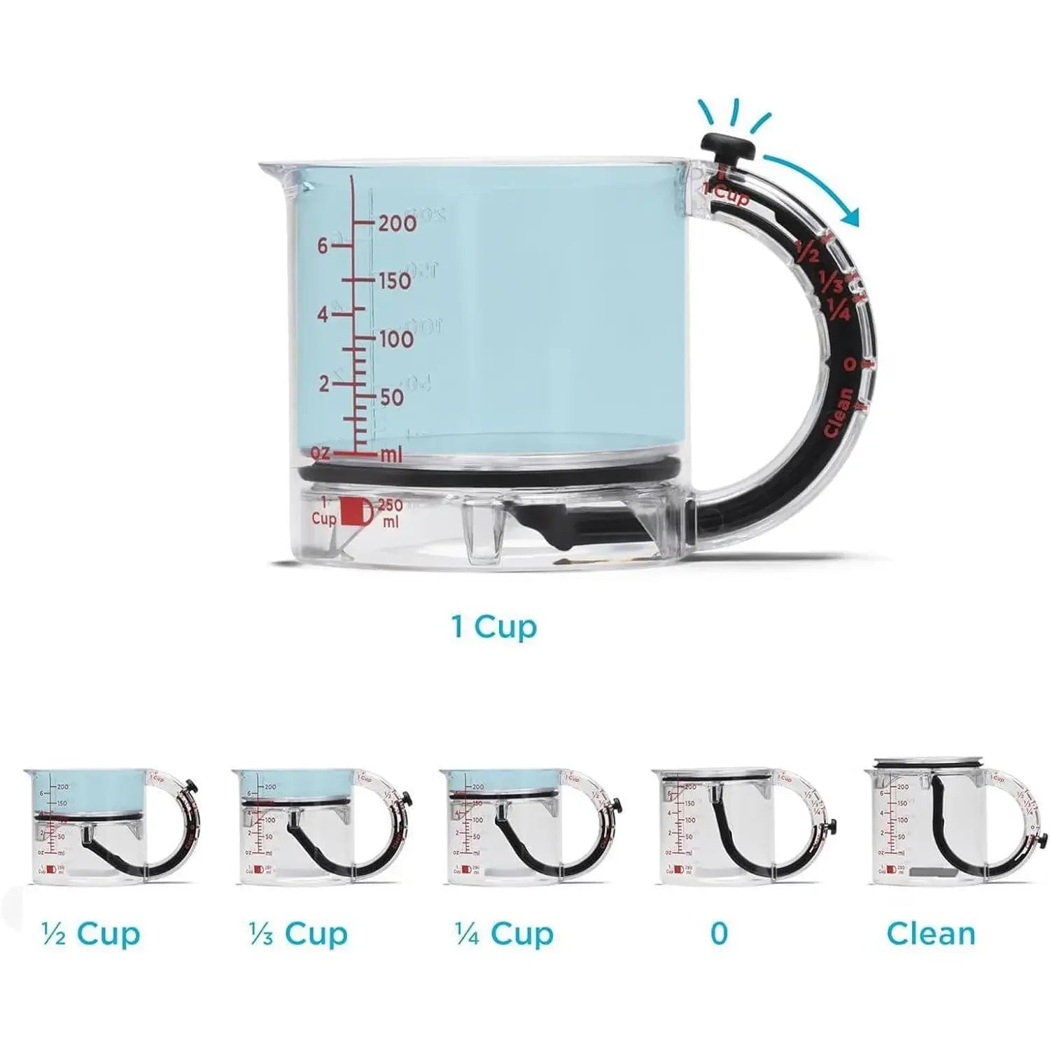 4-in-1 Adjustable Measuring Cup